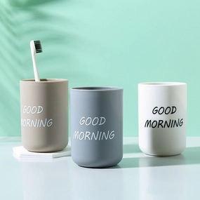 Daily Boutik Good Morning Toothbrush Cup toothbrush holder,bathroom cup,bathroom organizer