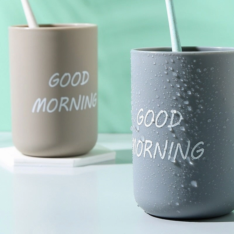 Daily Boutik Good Morning Toothbrush Cup