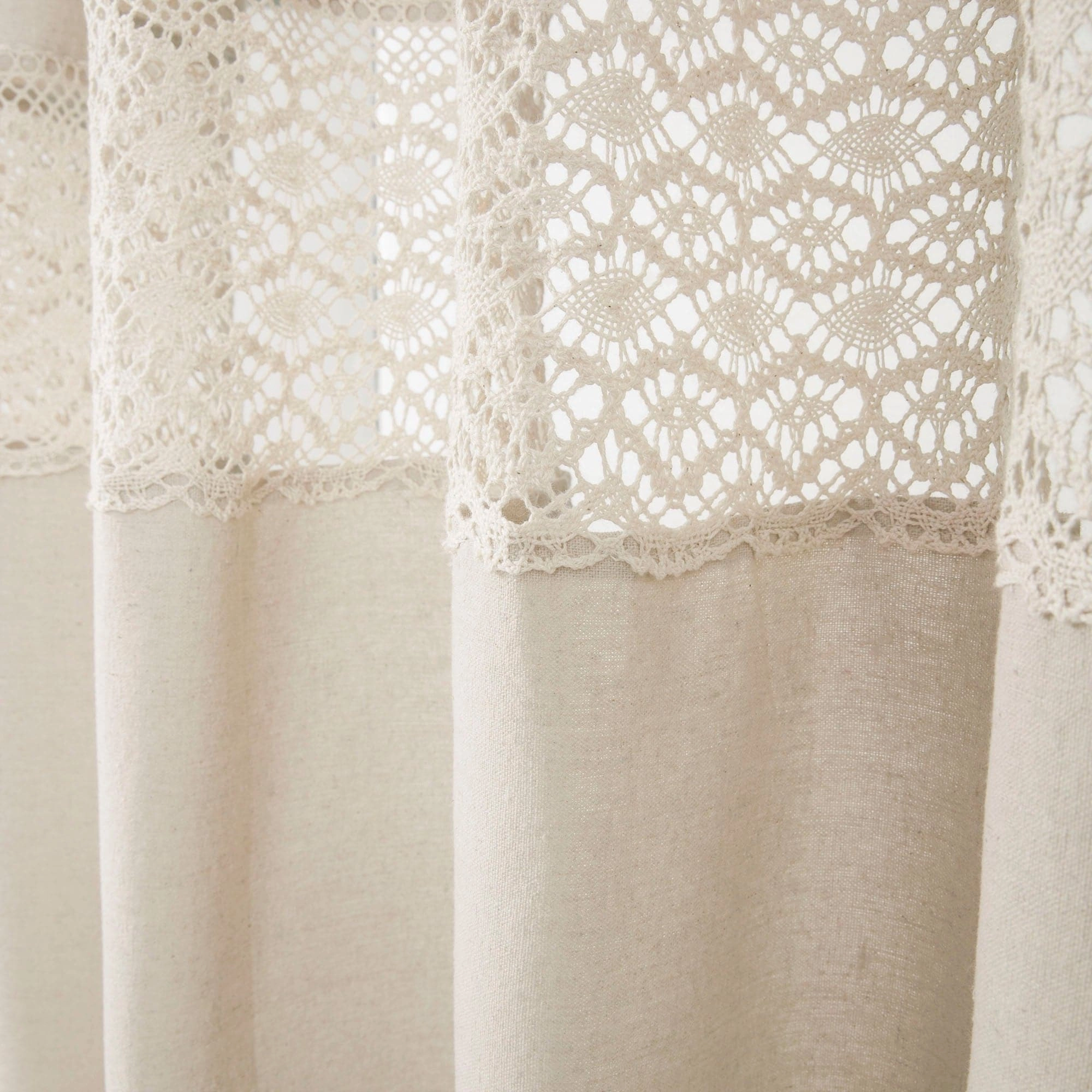 Dana Lace Shower Curtain