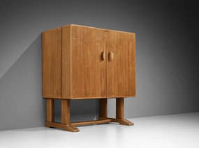Danish Bar Cabinet in Solid Oak storage cabinet,organizer,furniture storage