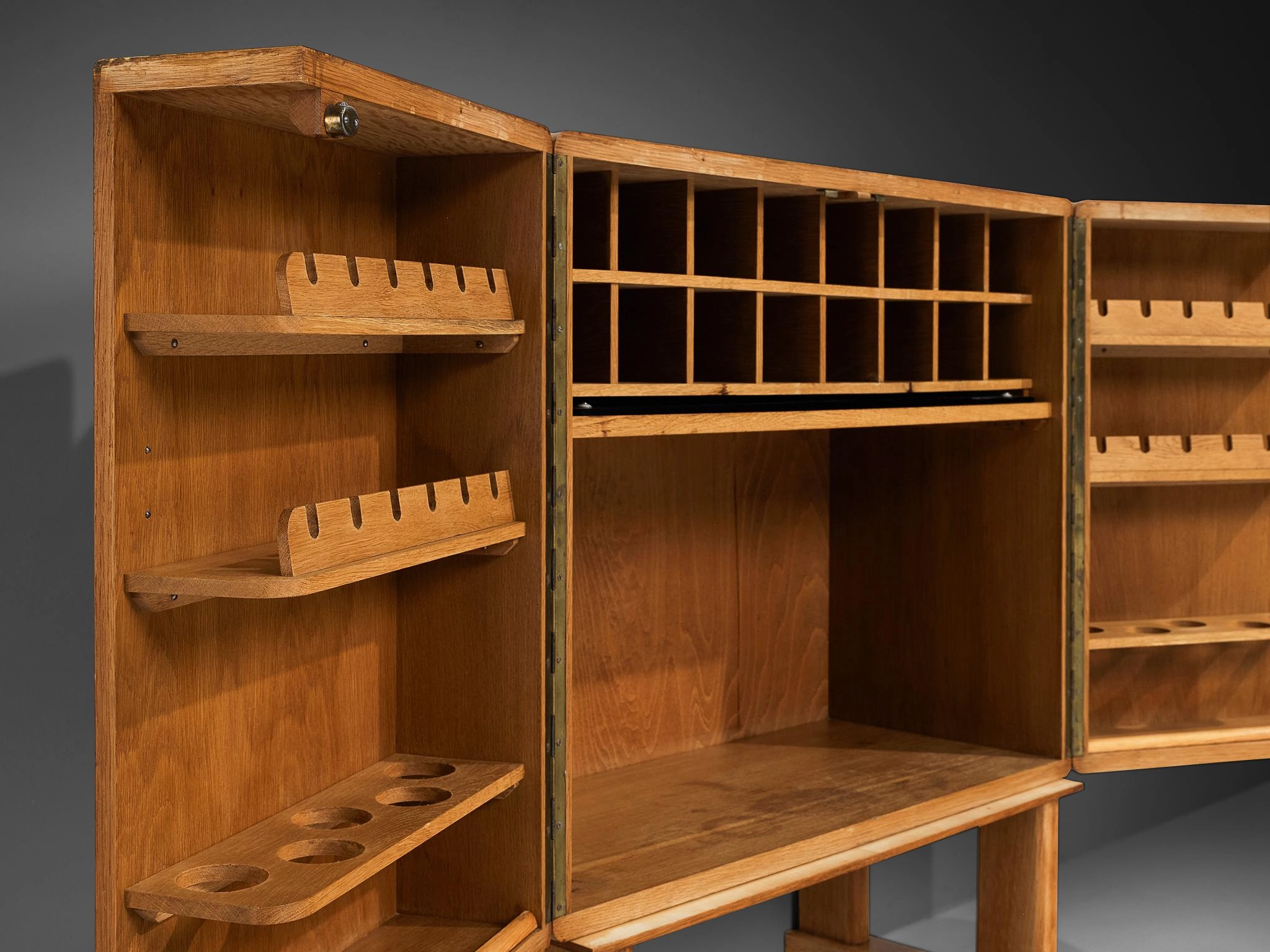 Danish Bar Cabinet in Solid Oak