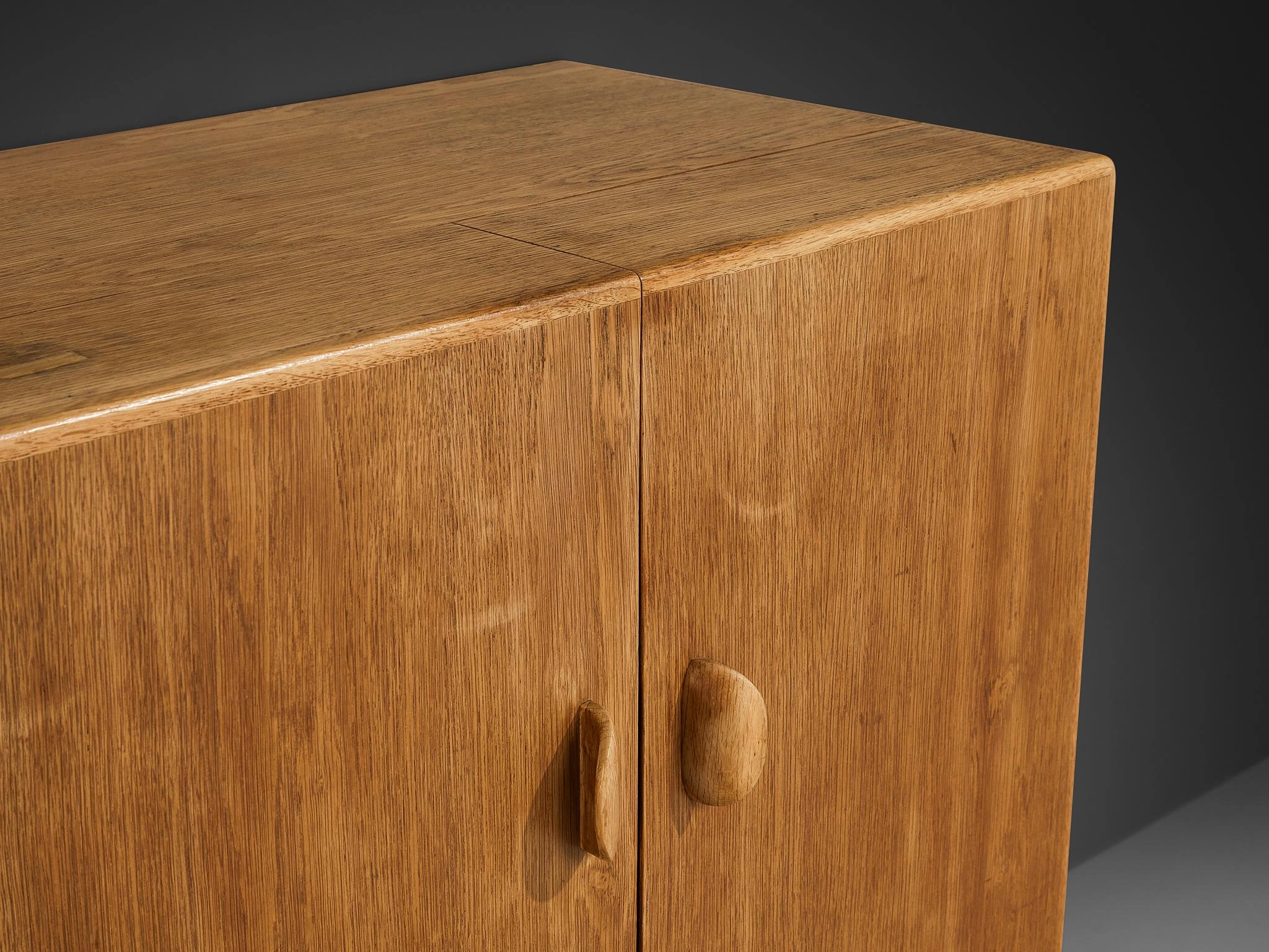 Danish Bar Cabinet in Solid Oak
