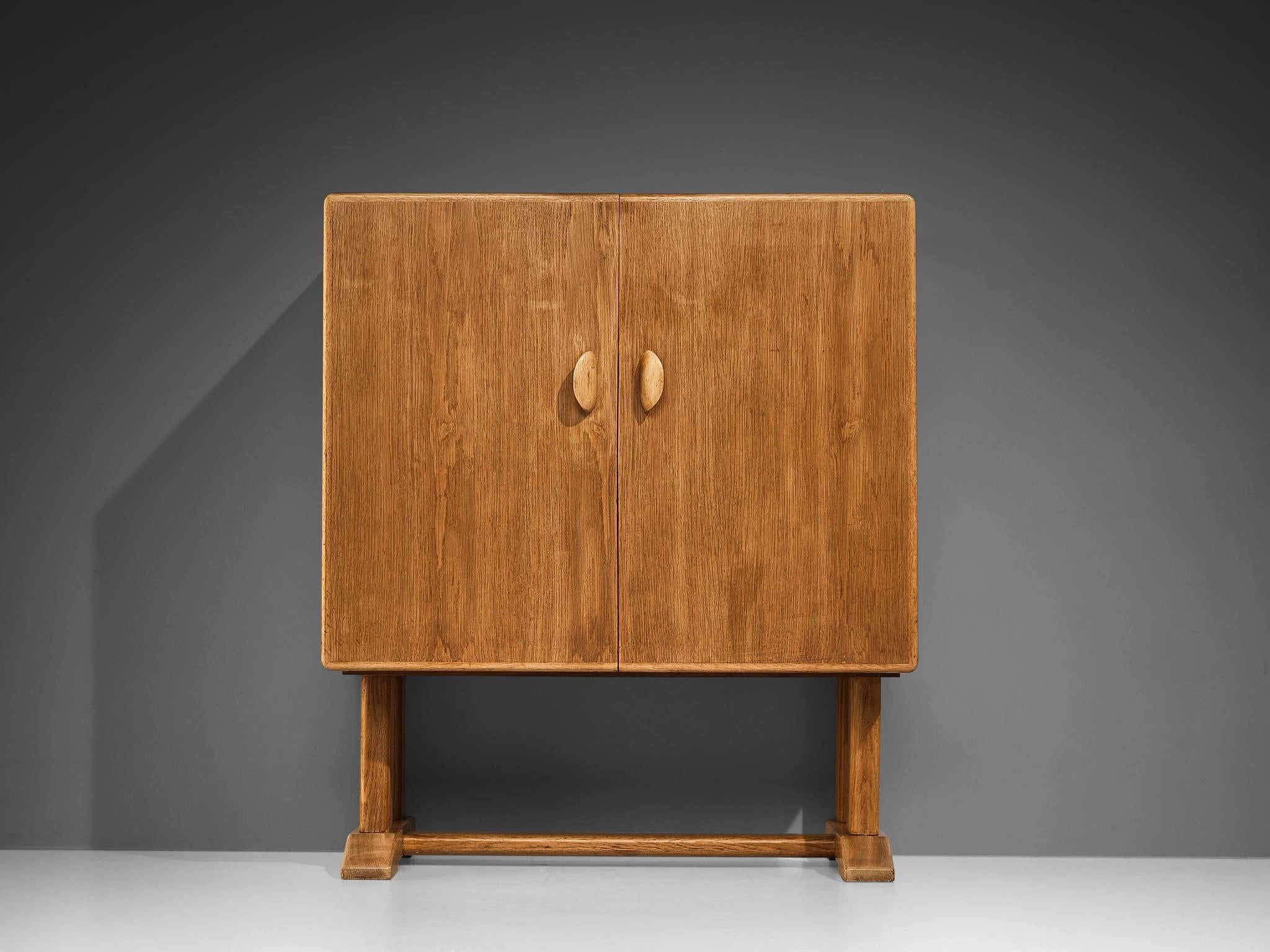 Danish Bar Cabinet in Solid Oak