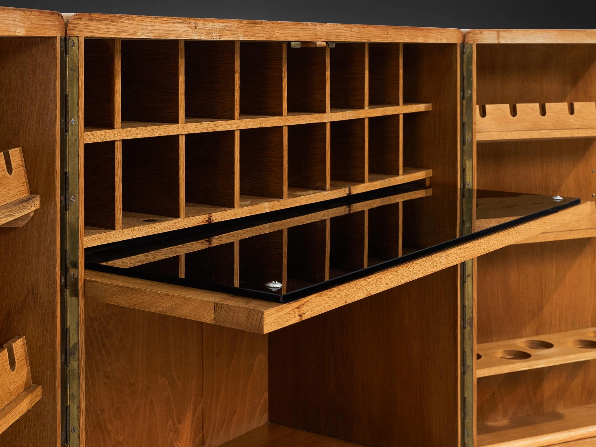 Danish Bar Cabinet in Solid Oak