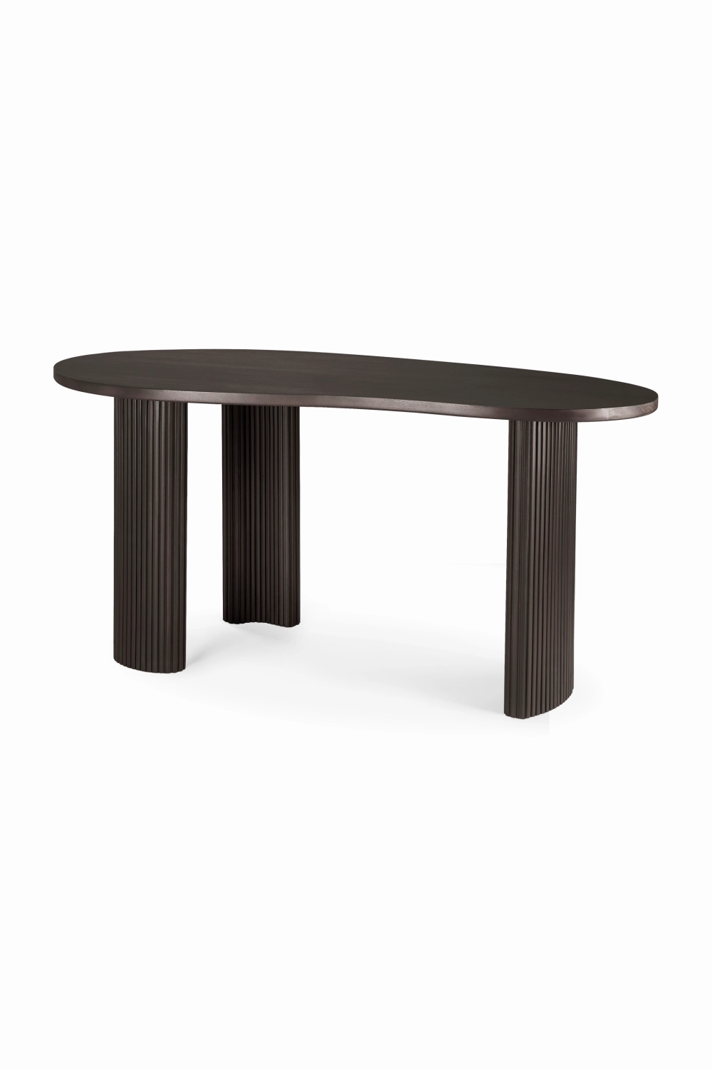Dark Brown Mahogany Desk | Boomerang Ethnicraft