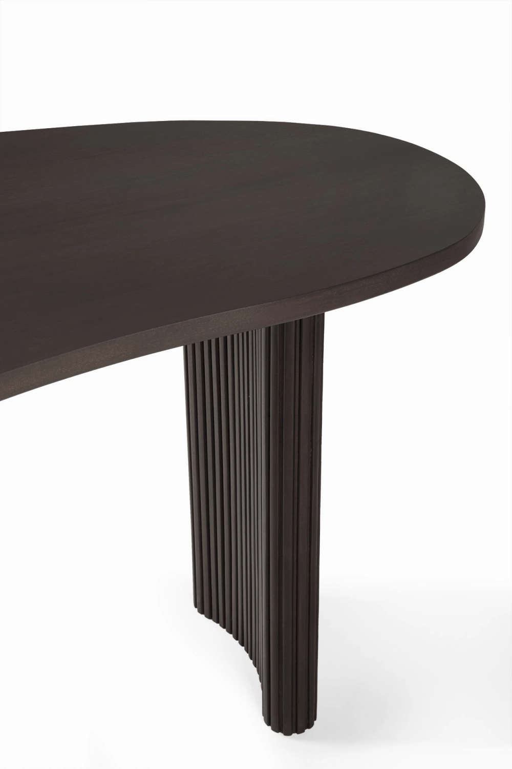 Dark Brown Mahogany Desk | Boomerang Ethnicraft