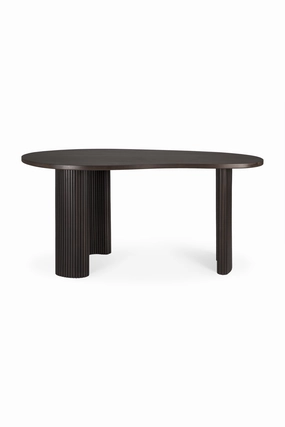 Dark Brown Mahogany Desk | Boomerang Ethnicraft desk,home desk,workstation