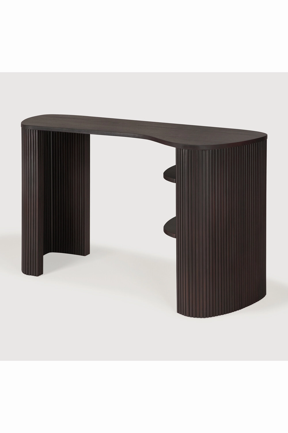 Dark Brown Mahogany Desk | Ethnicraft Roller Max