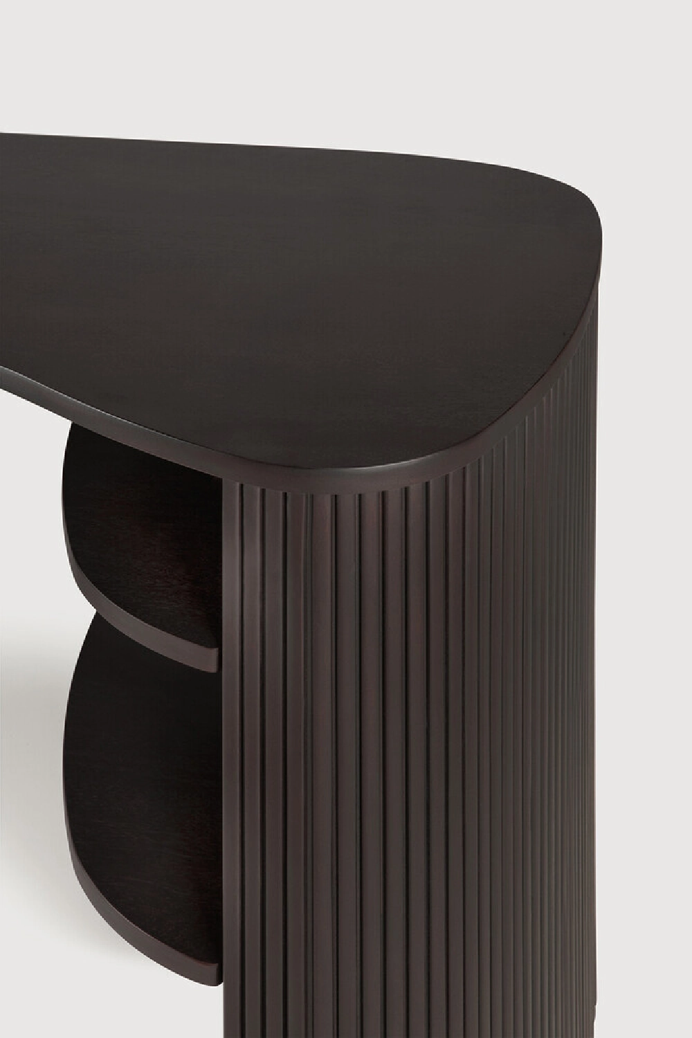 Dark Brown Mahogany Desk | Ethnicraft Roller Max