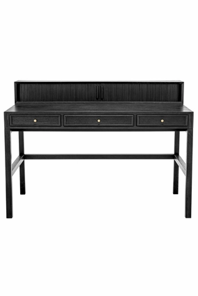 Dark Gray Oak Desk | Eichholtz Otranto desk,home desk,workstation