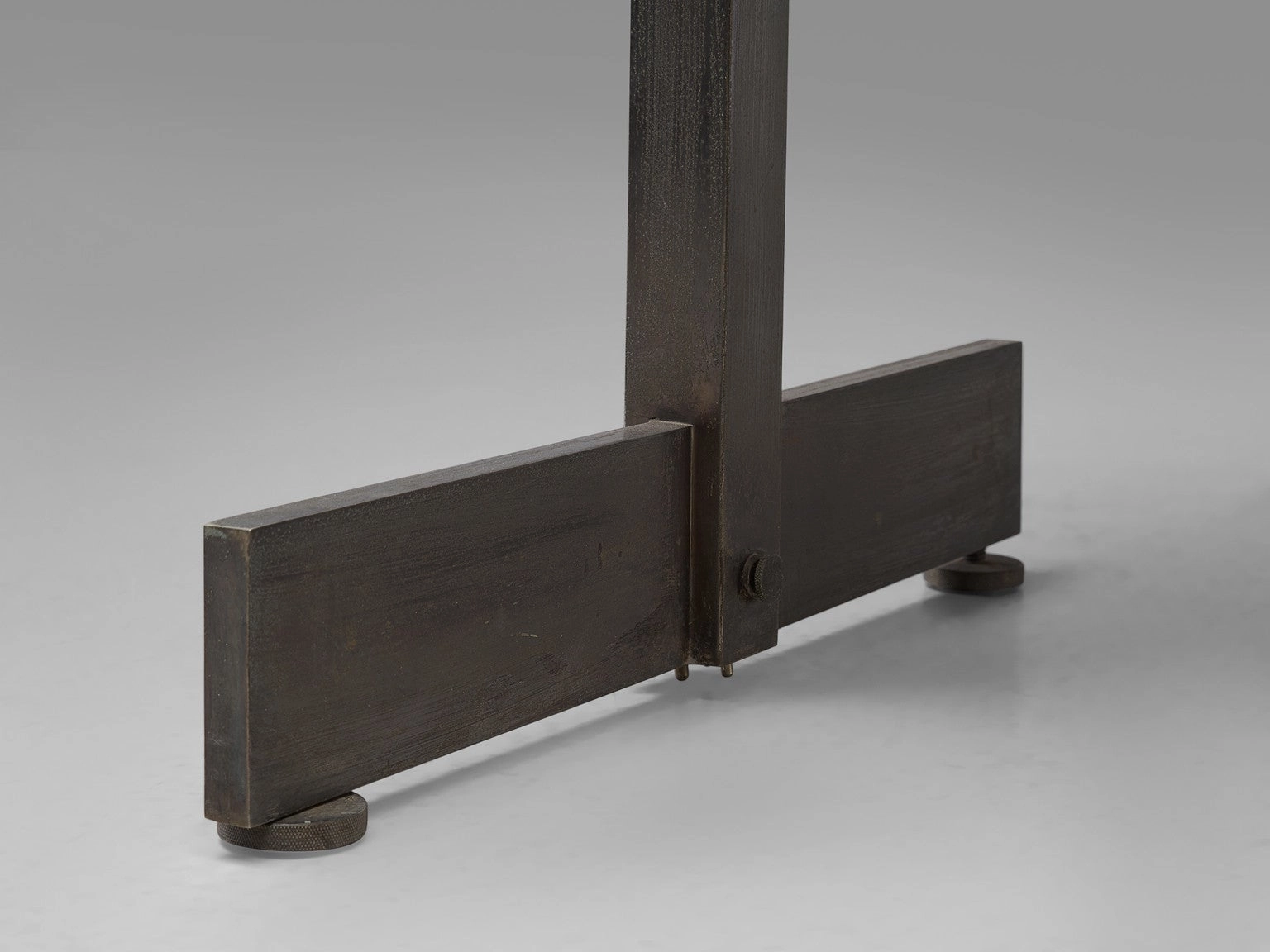 De Coene Showcases in Glass, Steel and Teak