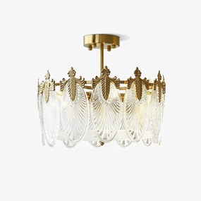 Decorative Pattern Glass Round Chandelier chandelier,ceiling light,decorative lighting