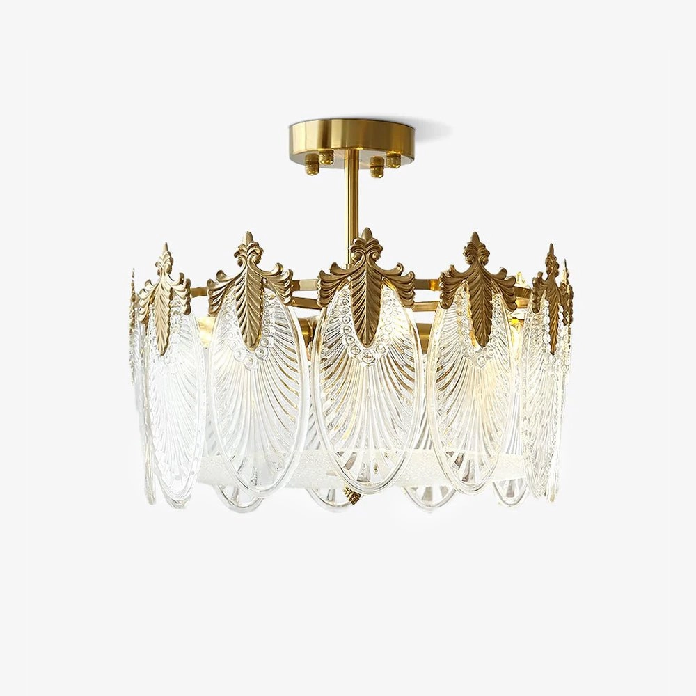 Decorative Pattern Glass Round Chandelier chandelier,ceiling light,decorative lighting