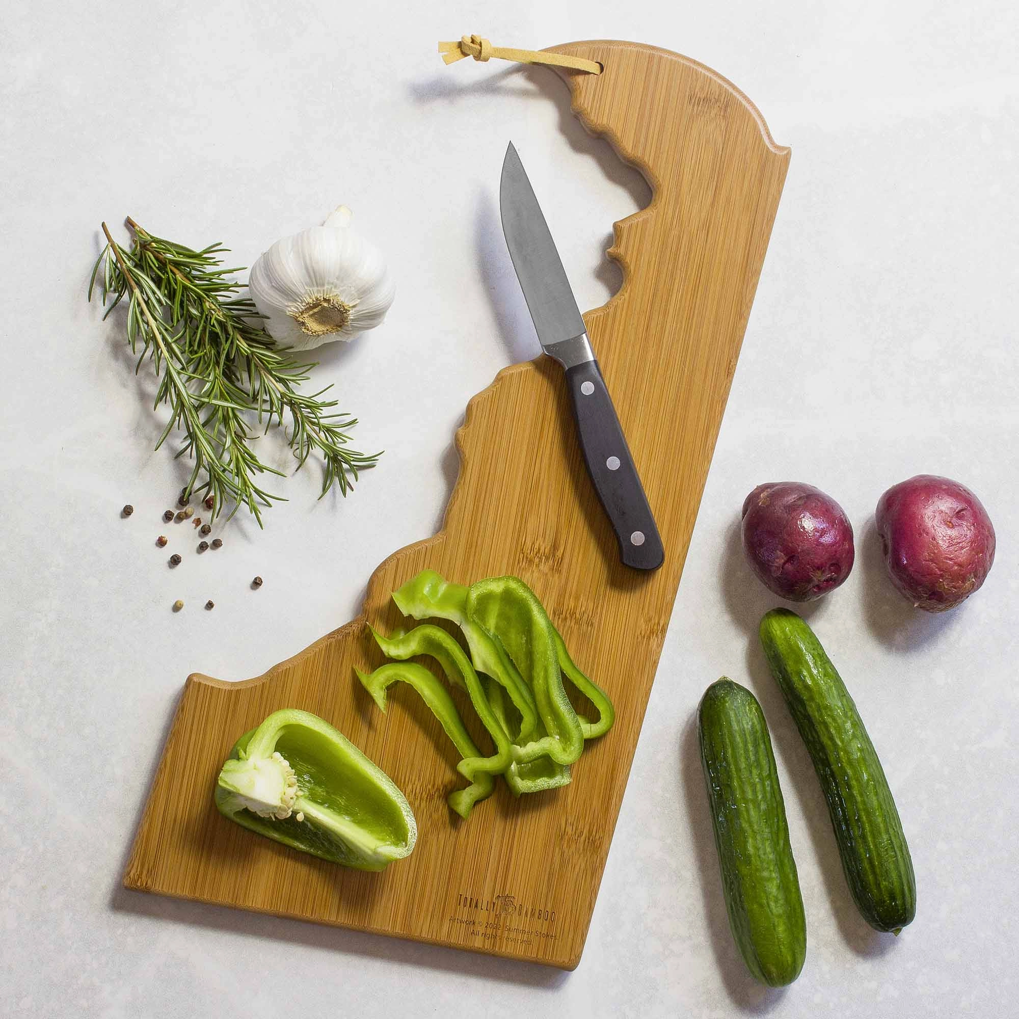 Delaware Cutting Board with Artwork by Summer Stokes