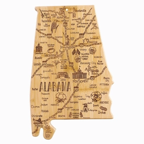 Destination Alabama Cutting Board, 10" x 15-3/4" cutting board,chopping board,kitchen tools