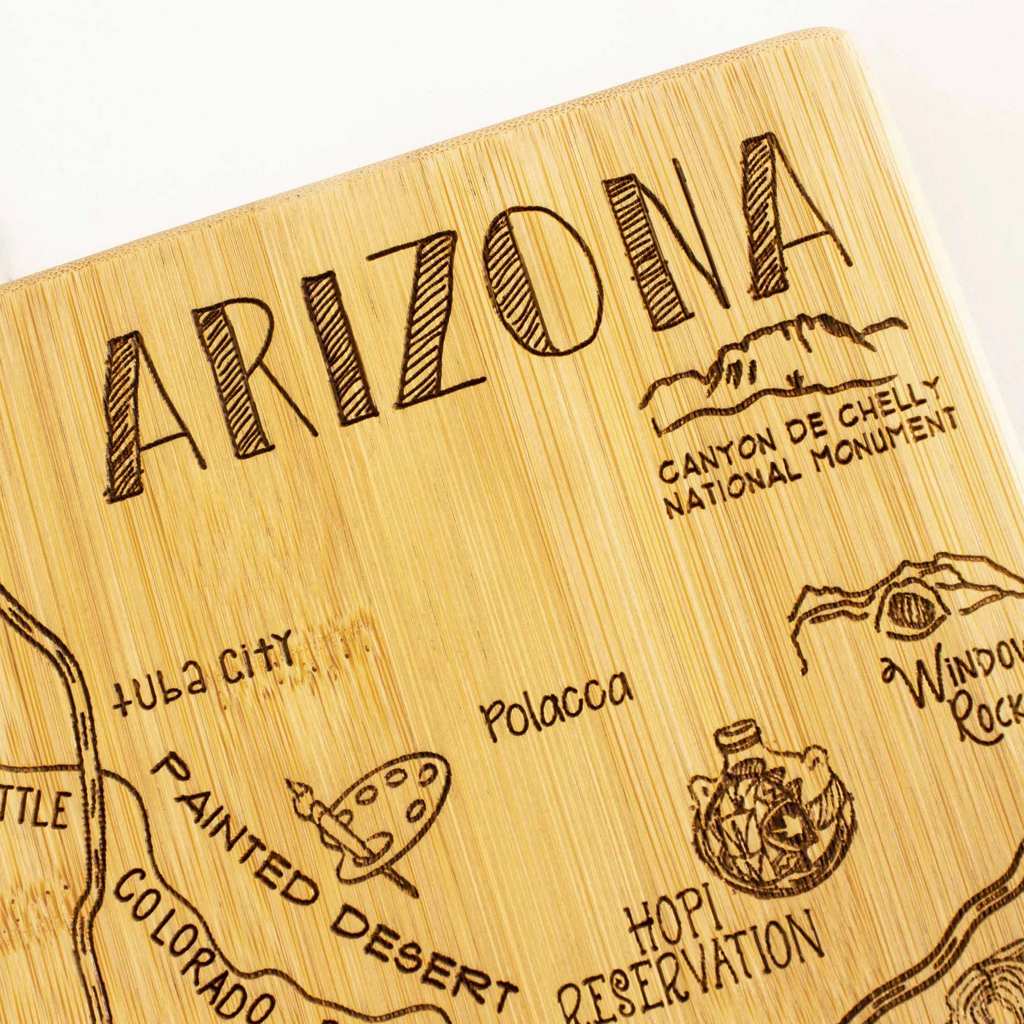 Destination Arizona Cutting Board, 13-1/2" x 11-3/4"