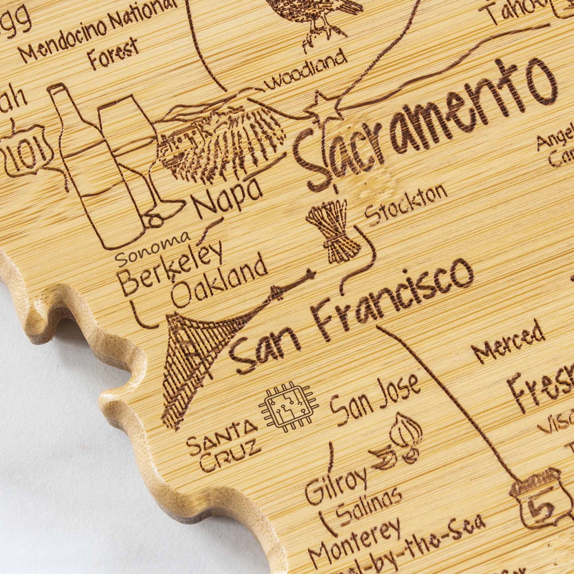 Destination California Cutting Board, 14-1/4" x 11"