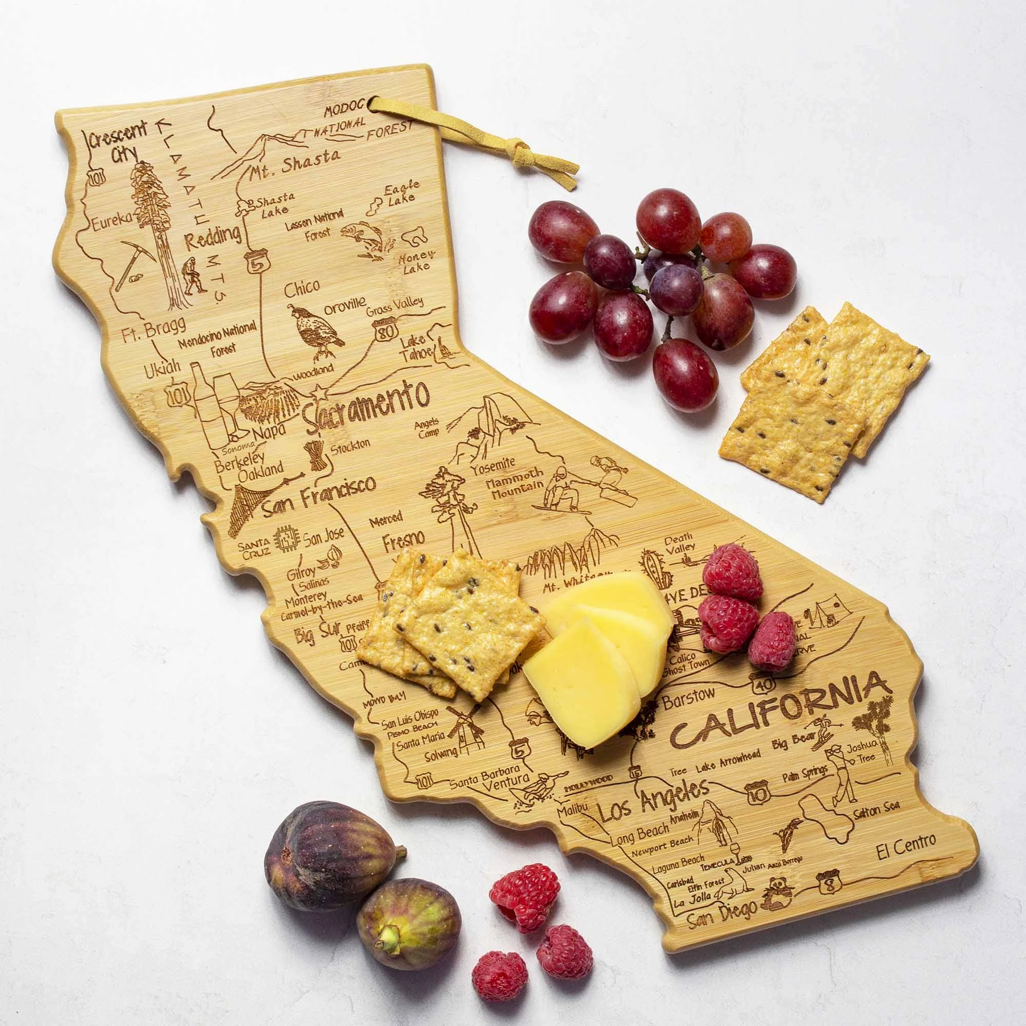 Destination California Cutting Board, 14-1/4" x 11"