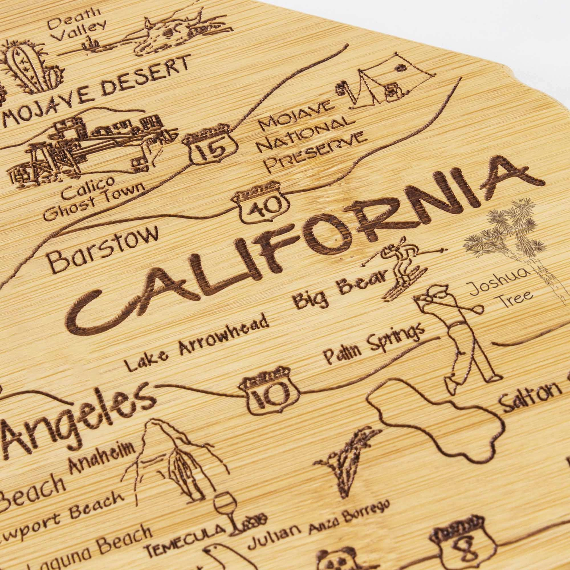 Destination California Cutting Board, 14-1/4" x 11"