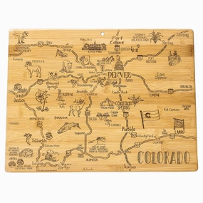 Destination Colorado Cutting Board, 14-1/2" x 10-3/4" cutting board,chopping board,kitchen tools