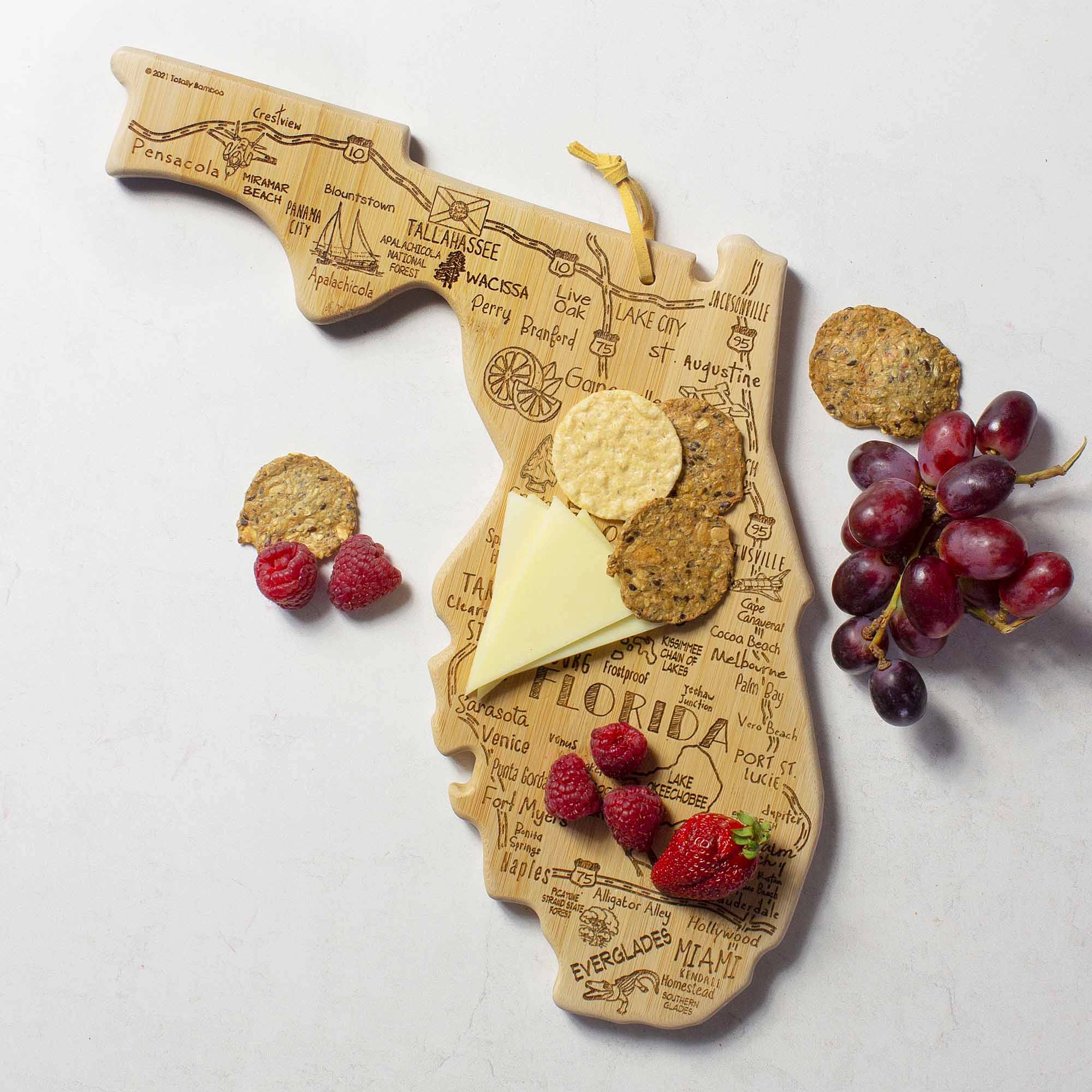Destination Florida Cutting Board, 13-1/2" x 12-1/4"