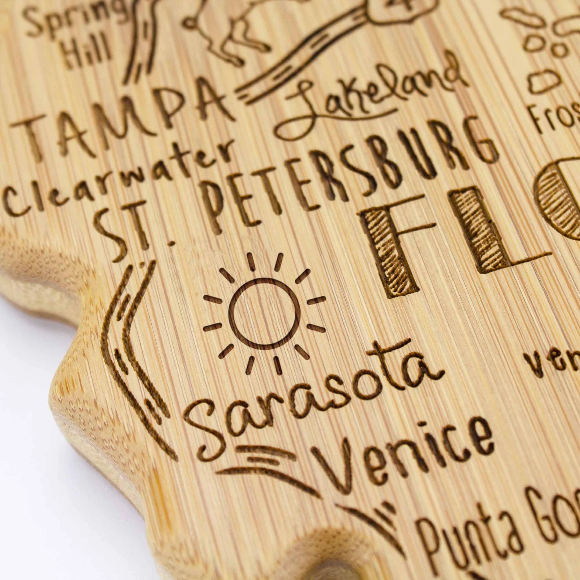 Destination Florida Cutting Board, 13-1/2" x 12-1/4"
