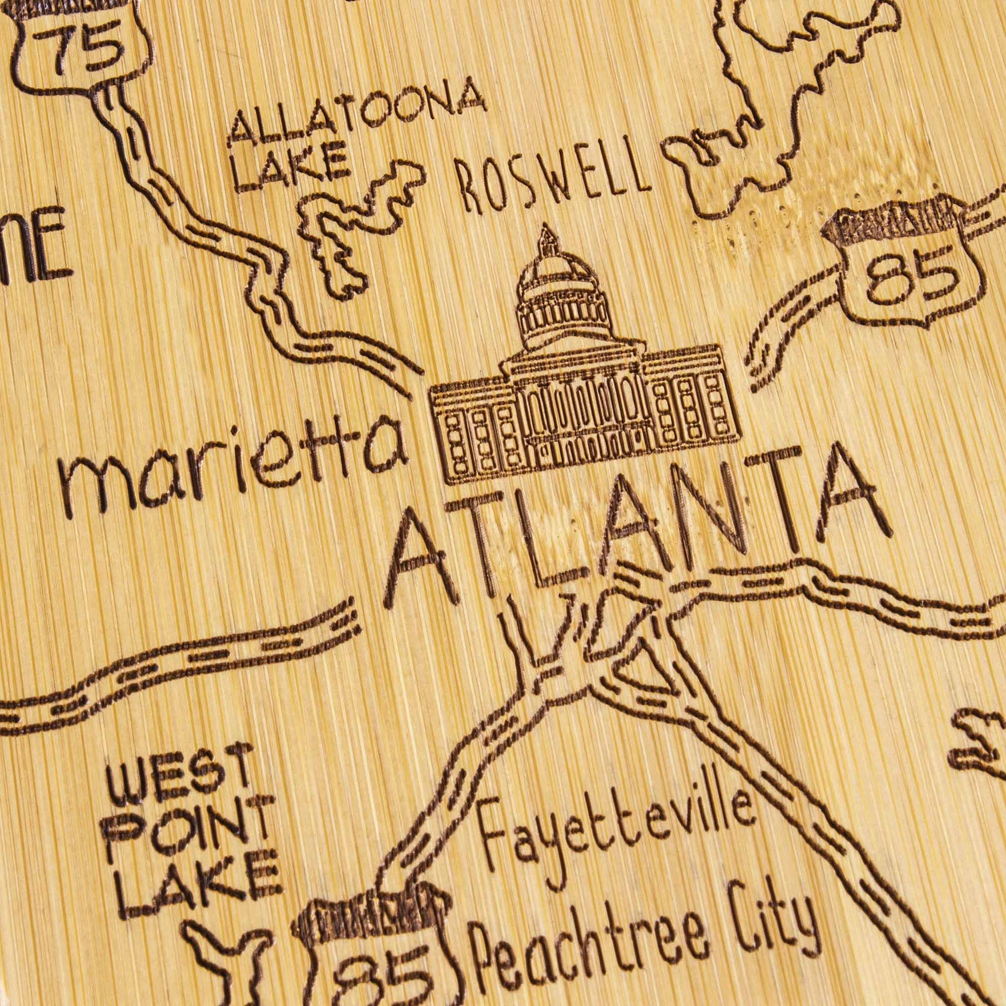 Destination Georgia Cutting Board, 11-3/4" x 13-1/4"