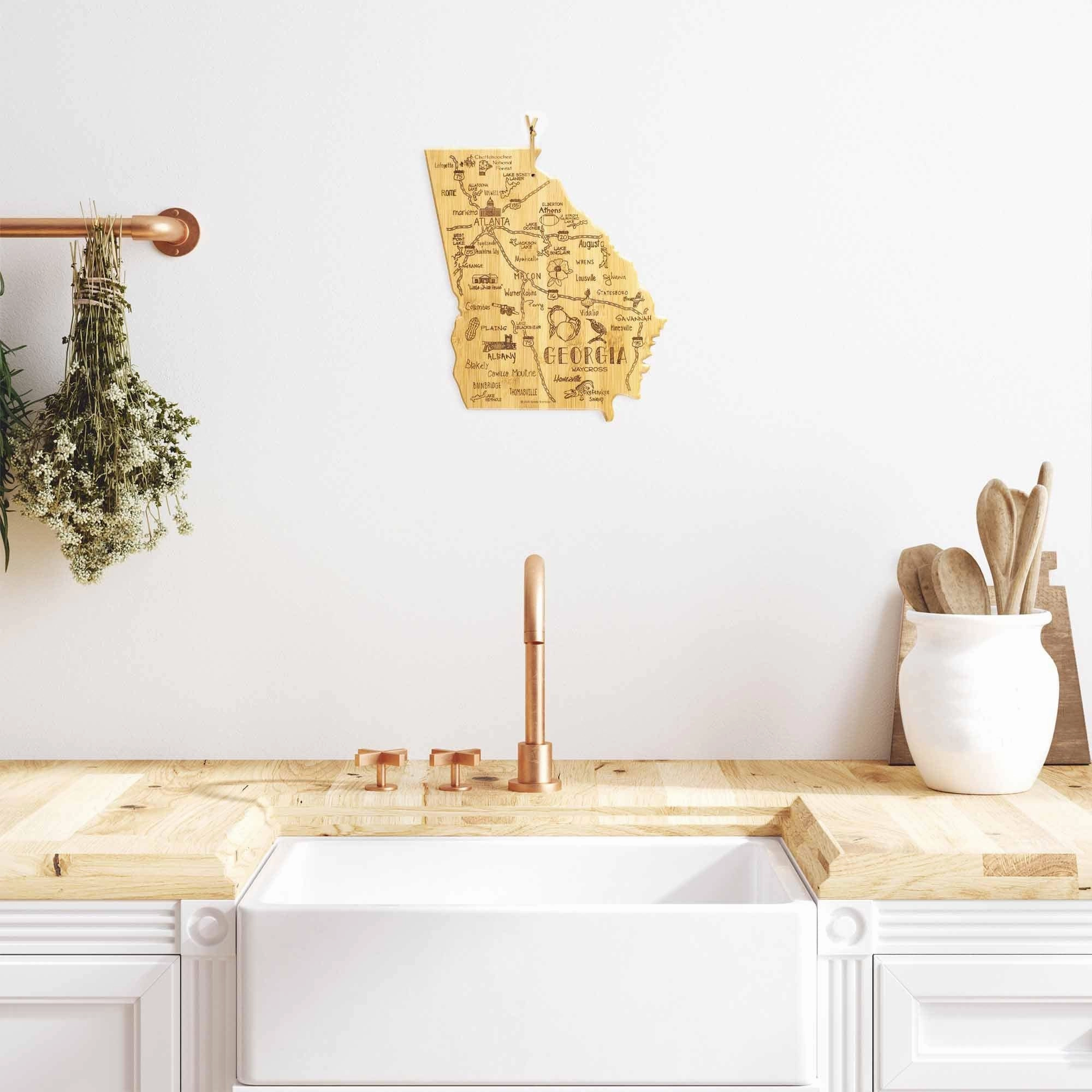 Destination Georgia Cutting Board, 11-3/4" x 13-1/4"