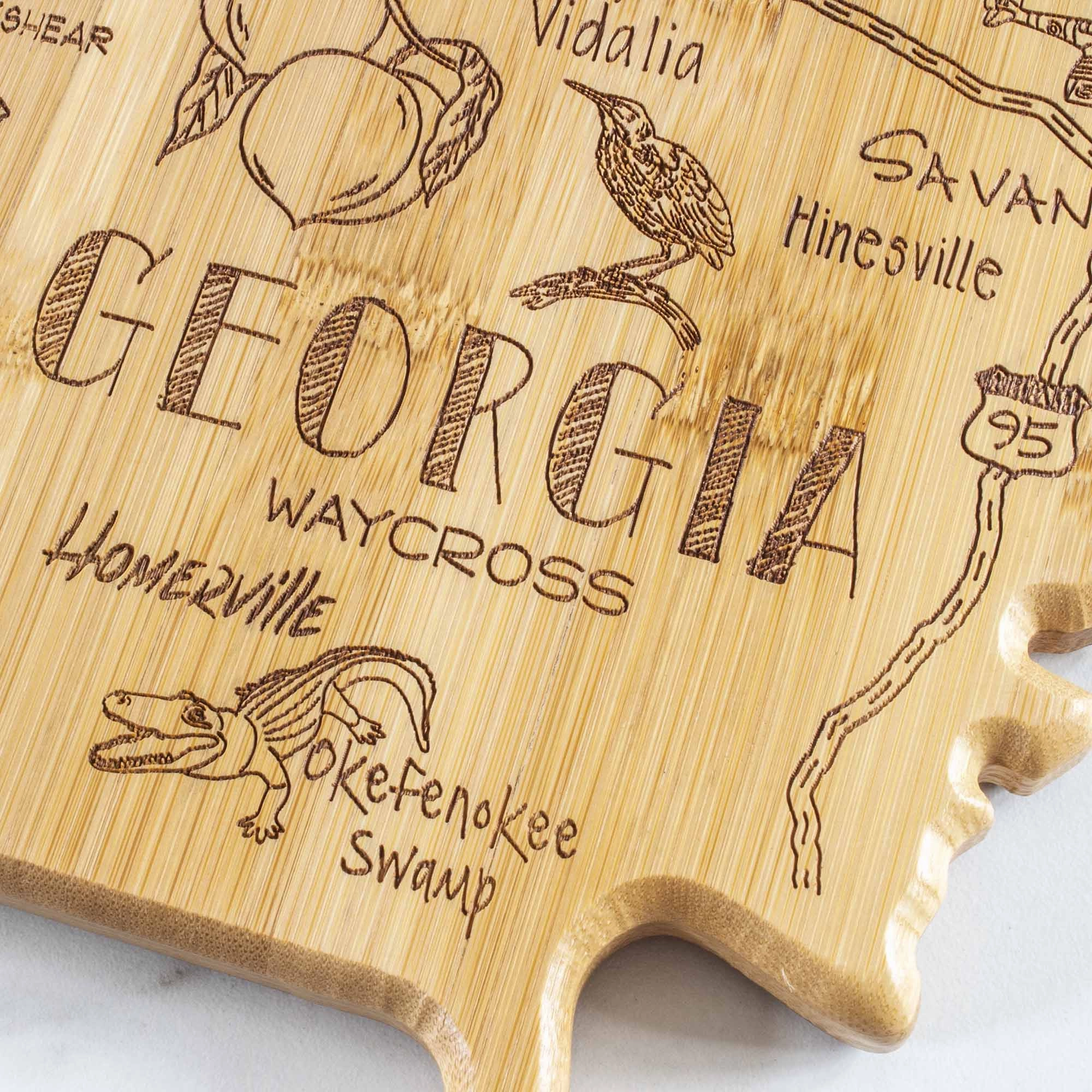 Destination Georgia Cutting Board, 11-3/4" x 13-1/4"