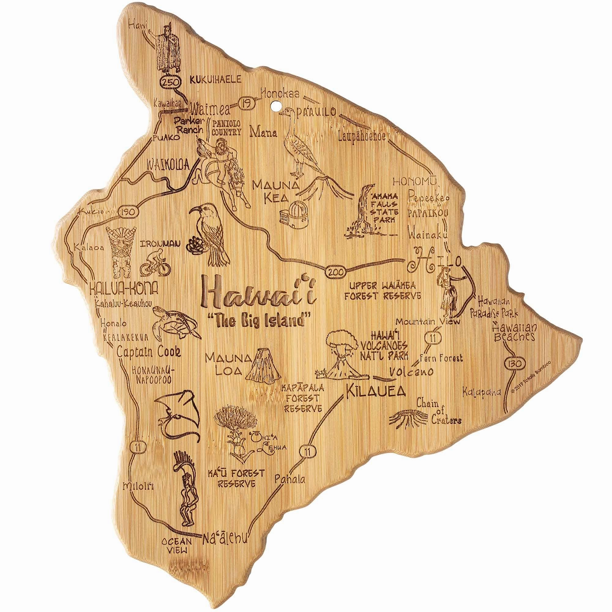 Destination Hawaii Cutting Board, 13-1/4" x 11-1/2" cutting board,chopping board,kitchen tools