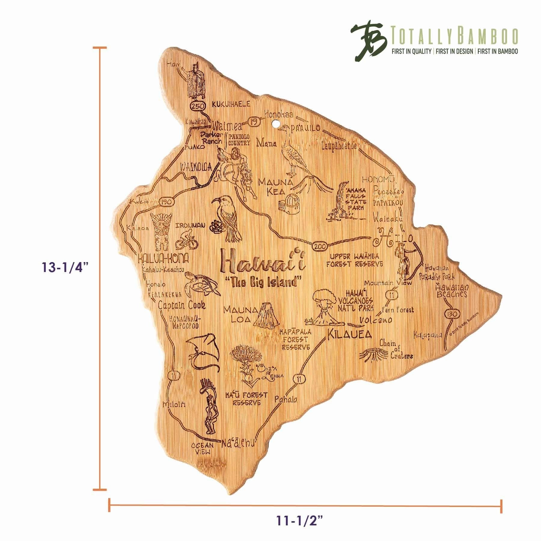 Destination Hawaii Cutting Board, 13-1/4" x 11-1/2"