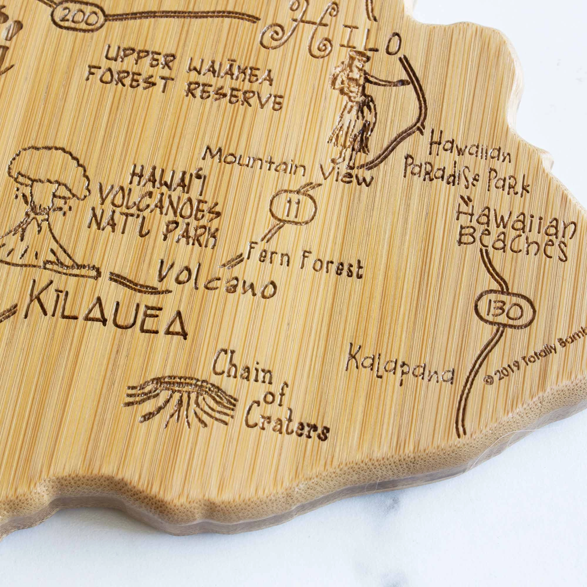 Destination Hawaii Cutting Board, 13-1/4" x 11-1/2"