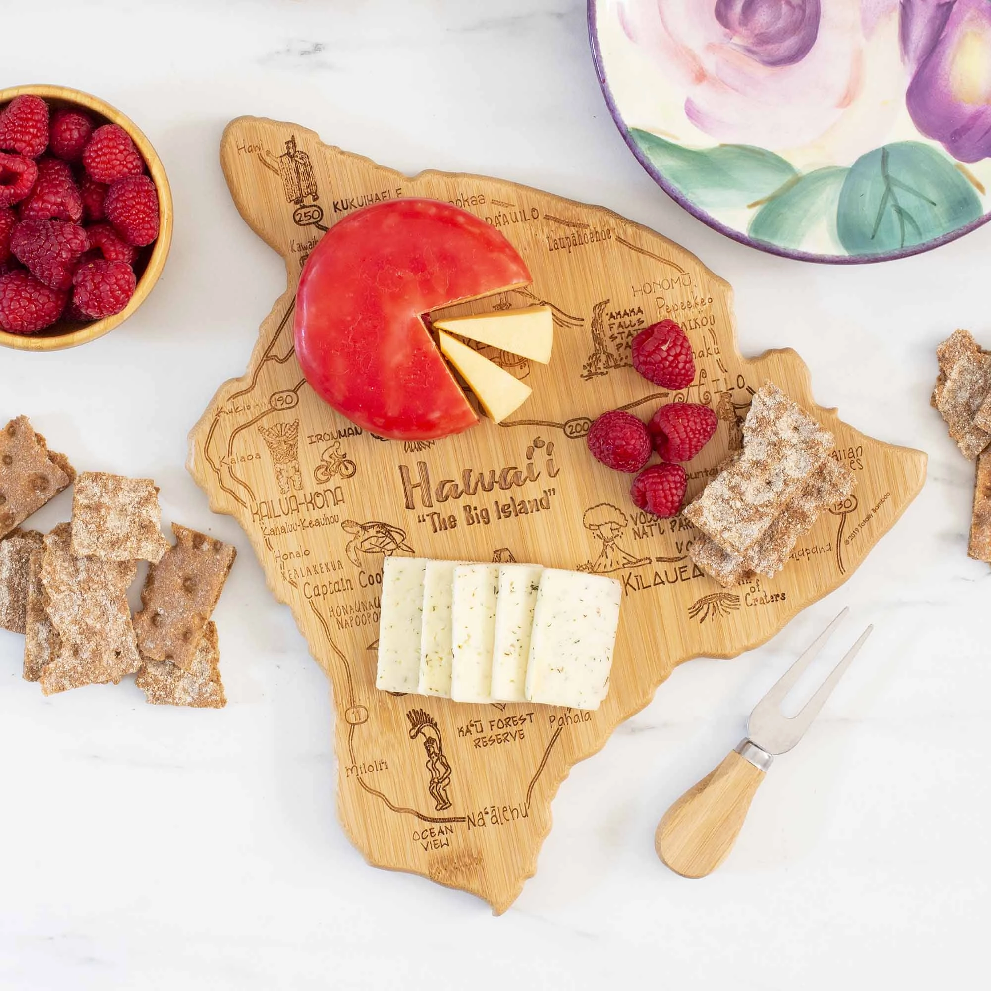 Destination Hawaii Cutting Board, 13-1/4" x 11-1/2"