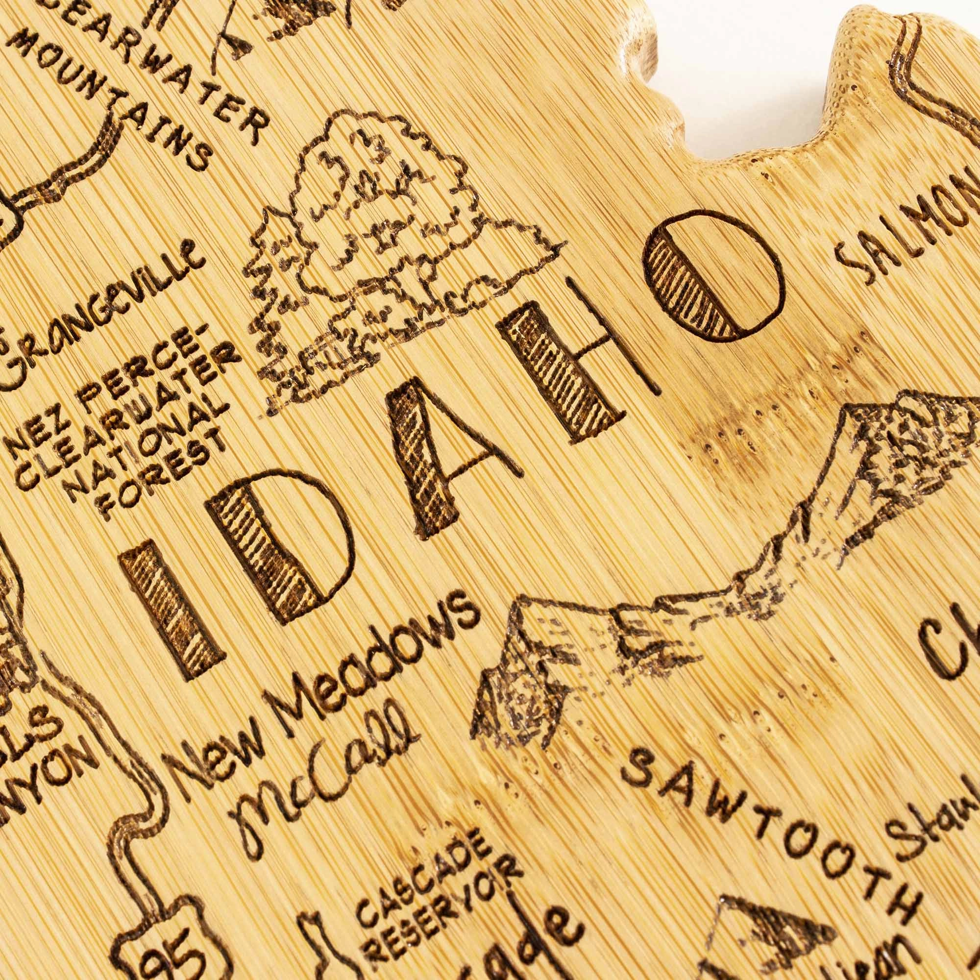 Destination Idaho Cutting Board, 15" x 10-1/2"