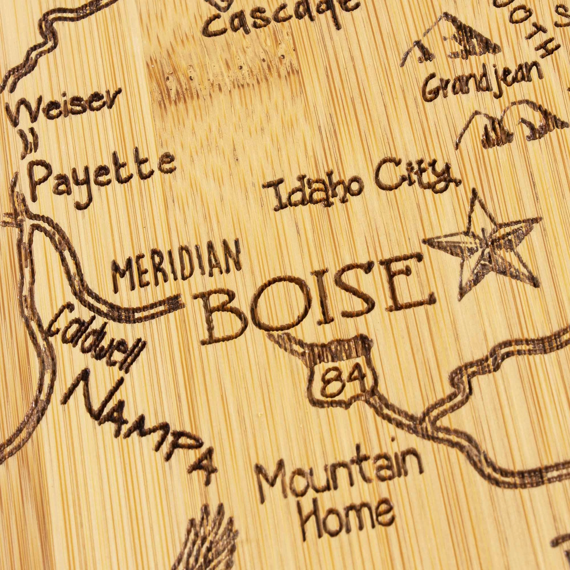 Destination Idaho Cutting Board, 15" x 10-1/2"