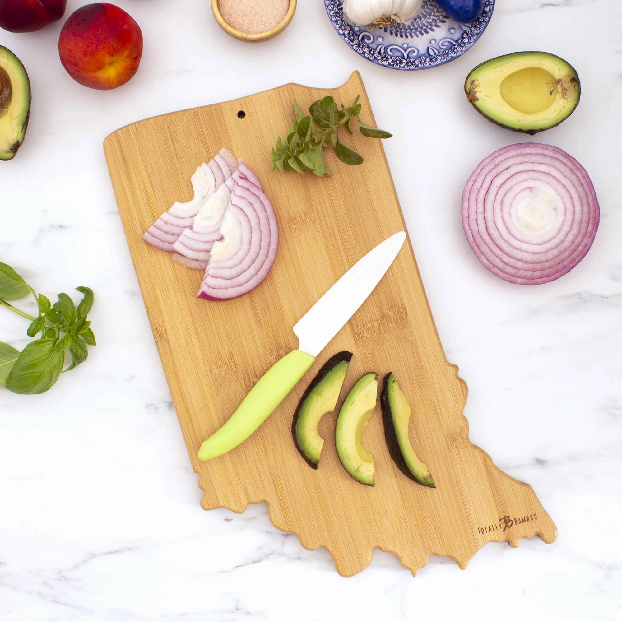 Destination Indiana Cutting Board, 15-3/4" x 10"