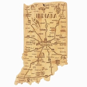 Destination Indiana Cutting Board, 15-3/4" x 10" cutting board,chopping board,kitchen tools