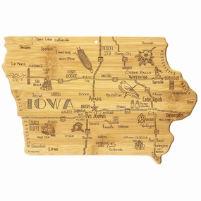 Destination Iowa Cutting Board, 15-1/2" x 10-1/4" cutting board,chopping board,kitchen tools