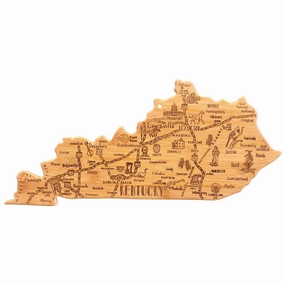 Destination Kentucky Cutting Board, 18" x 8-1/2" cutting board,chopping board,kitchen tools