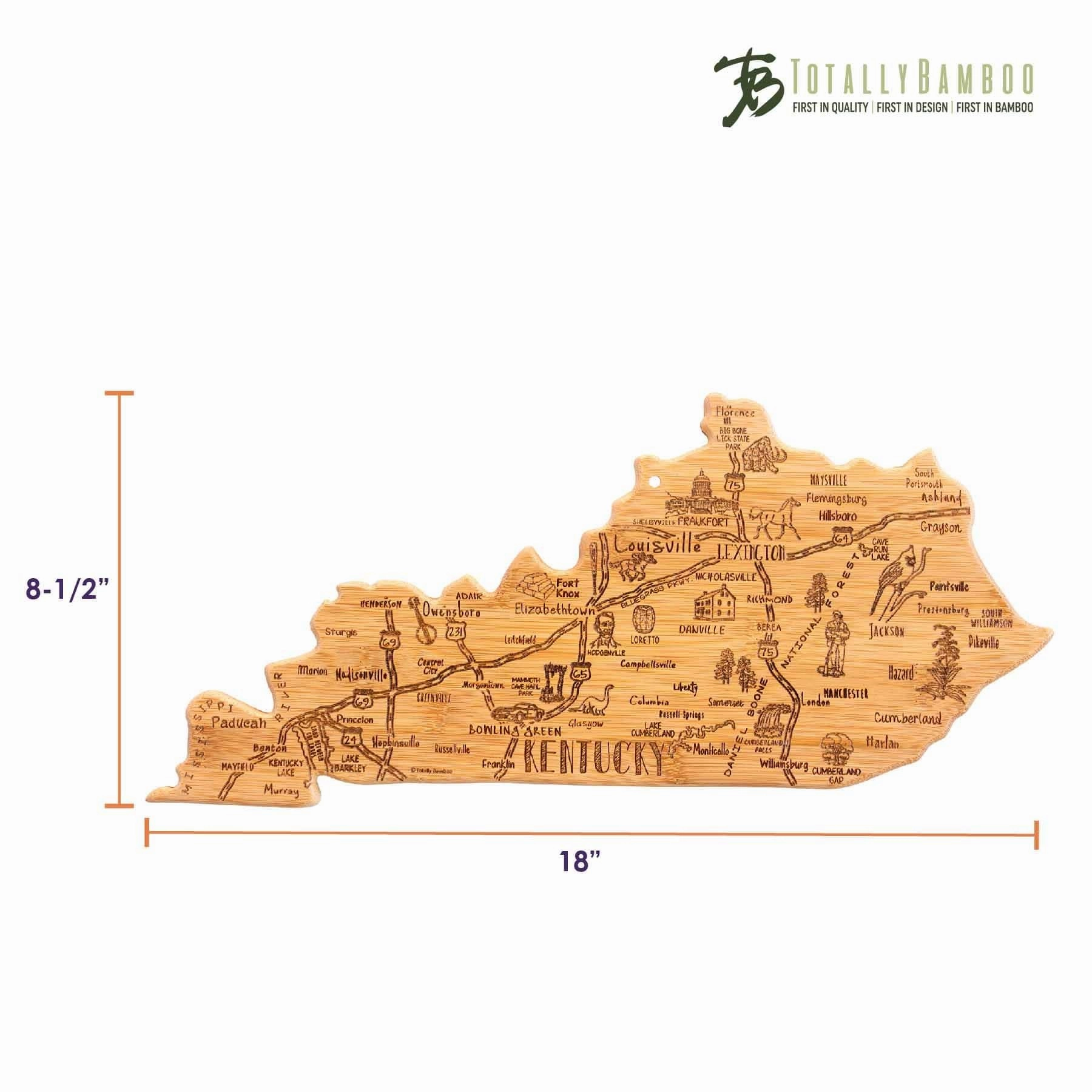 Destination Kentucky Cutting Board, 18" x 8-1/2"