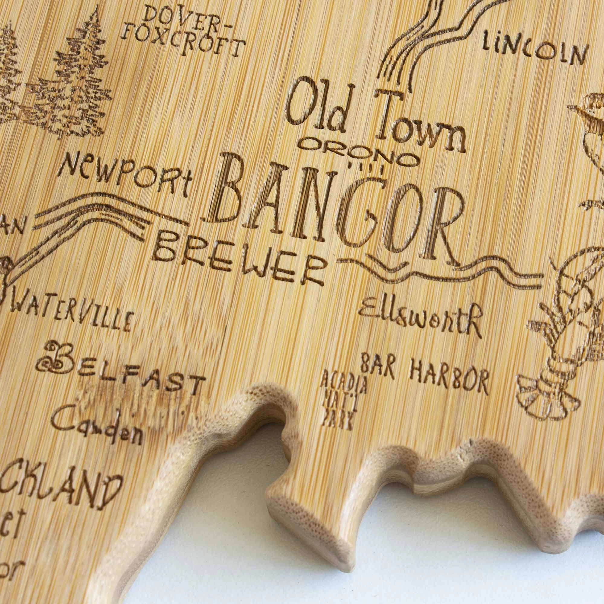 Destination Maine Cutting Board, 15" x 10-1/2"