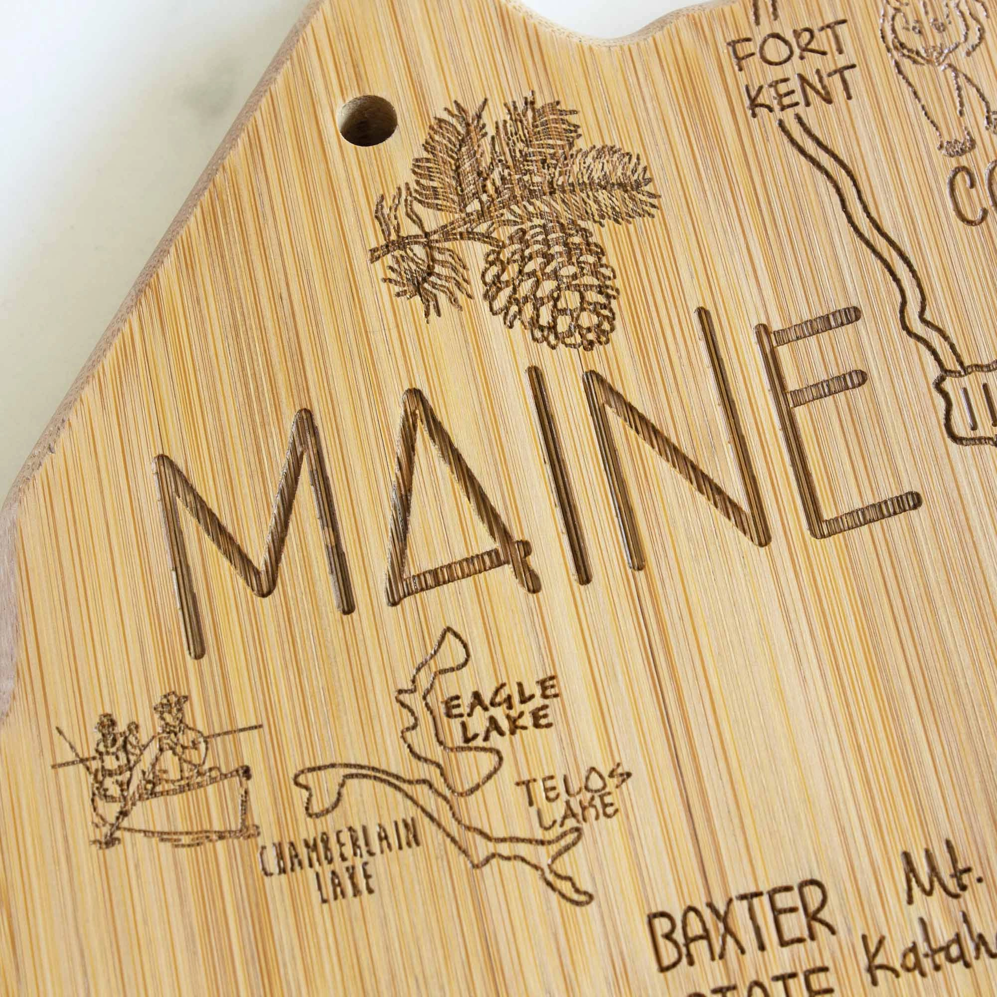 Destination Maine Cutting Board, 15" x 10-1/2"