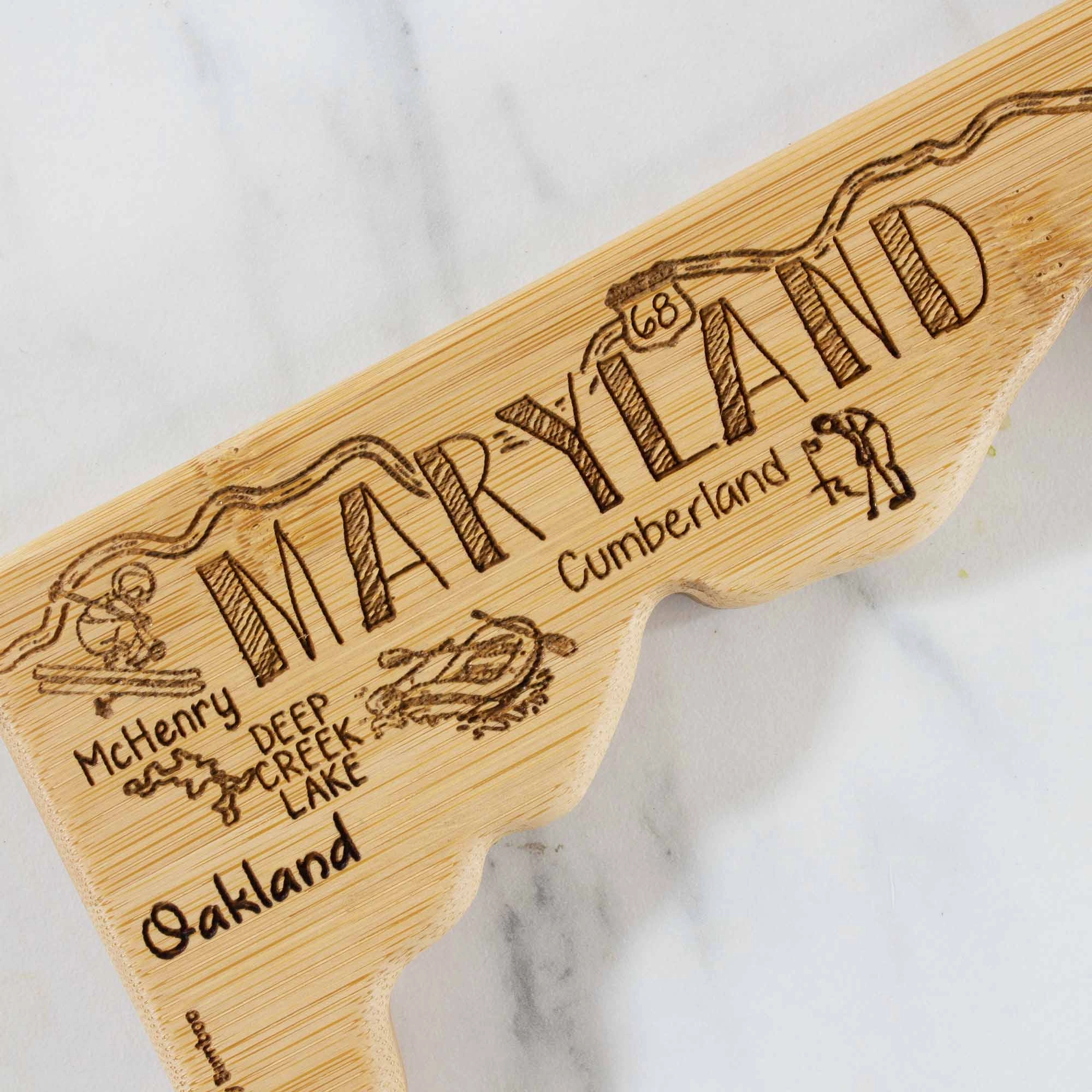 Destination Maryland Cutting Board, 18" x 9-5/8"