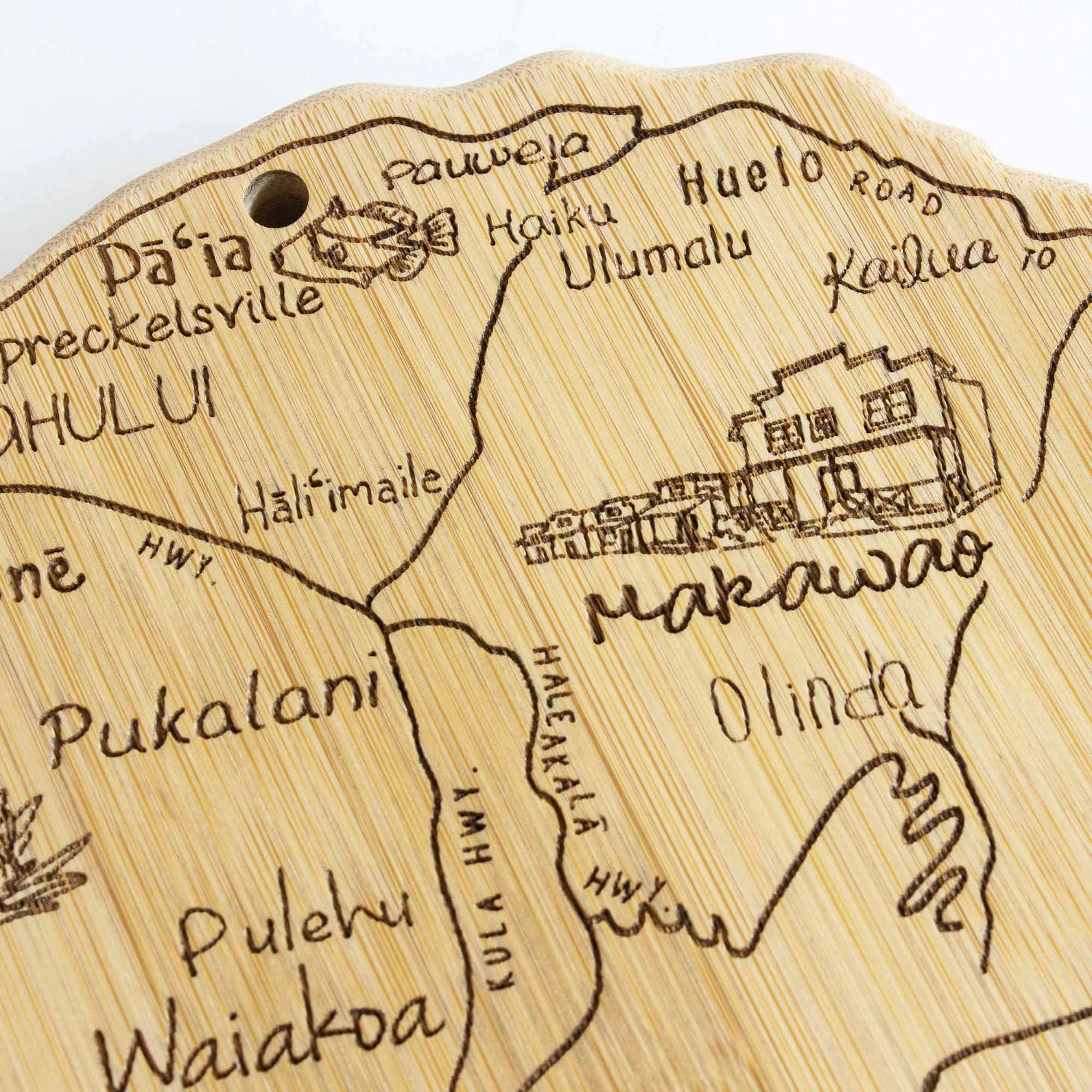Destination Maui Cutting Board, 15-1/2" x 9-1/8"