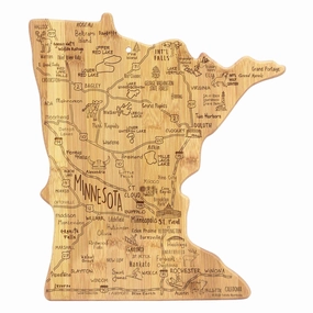 Destination Minnesota Cutting Board, 13-1/4" x 11-3/4" cutting board,chopping board,kitchen tools