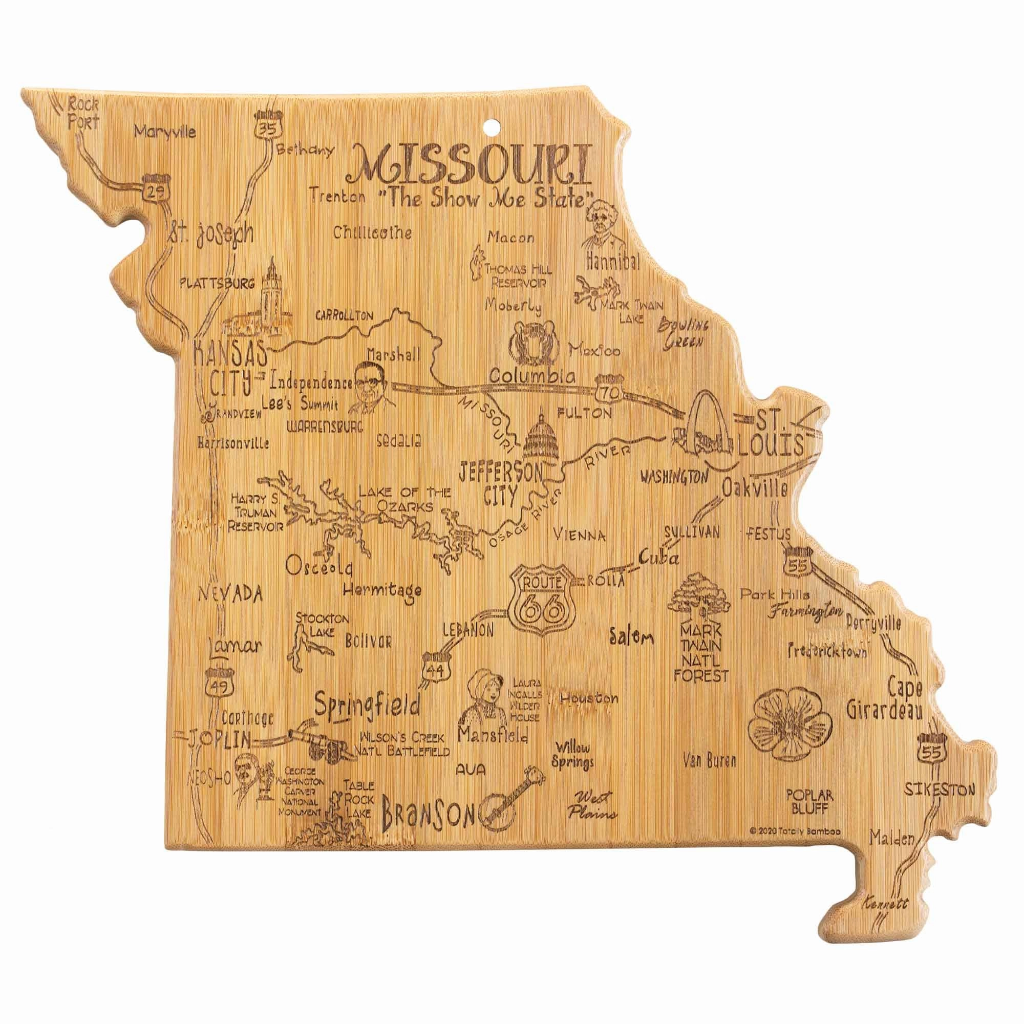 Destination Missouri Cutting Board, 11-3/4" x 13-1/2" cutting board,chopping board,kitchen tools
