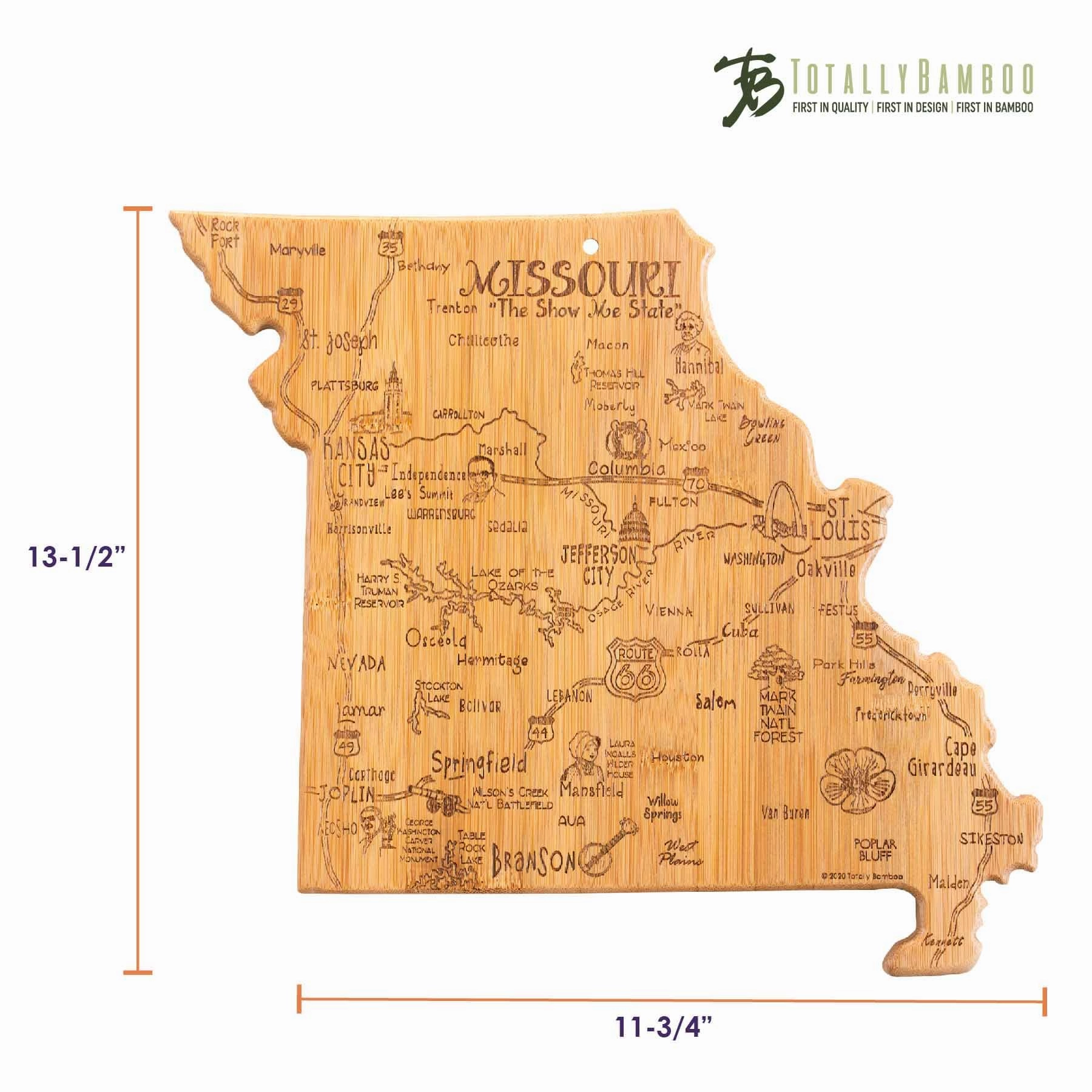 Destination Missouri Cutting Board, 11-3/4" x 13-1/2"