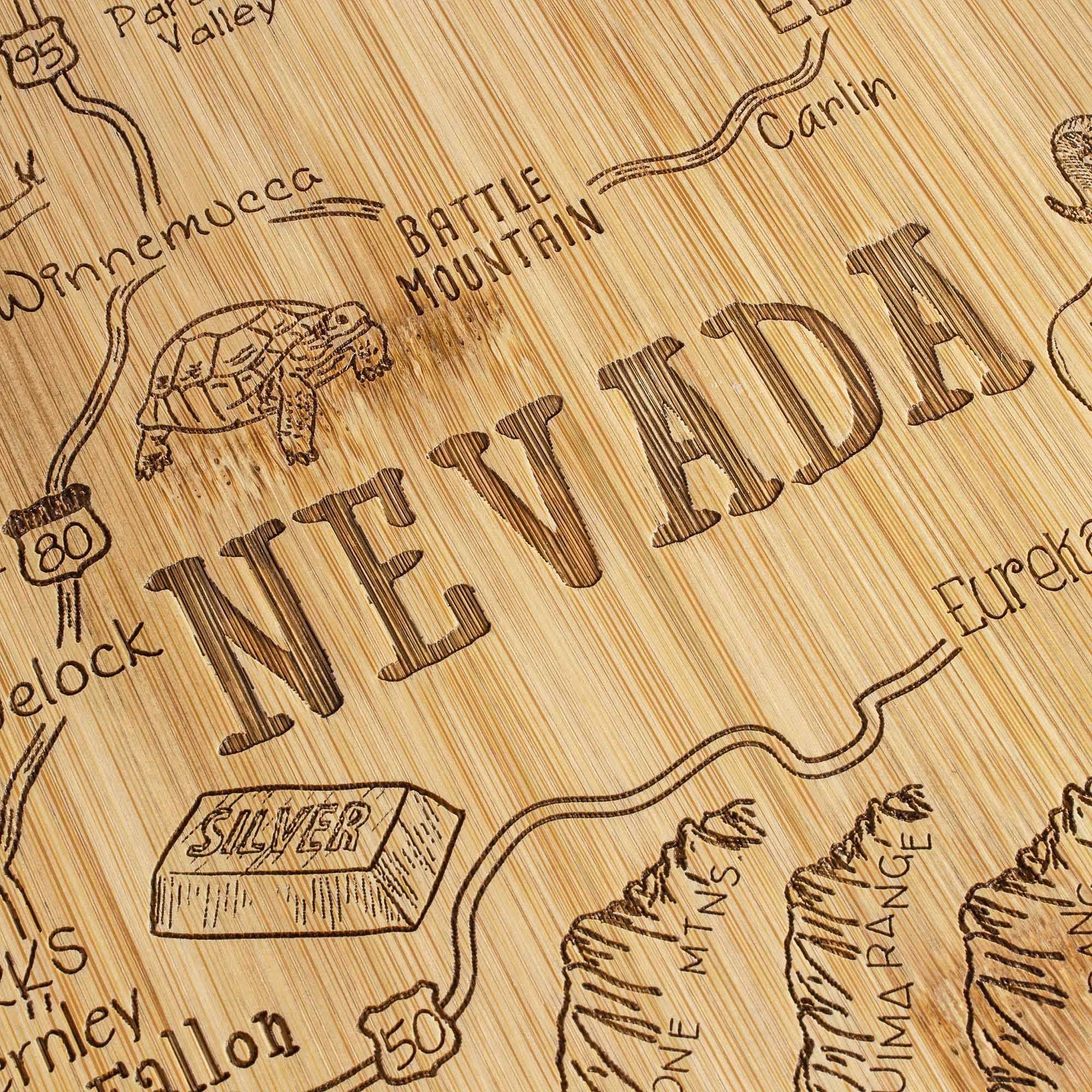 Destination Nevada Cutting Board, 10" x 15-1/2"