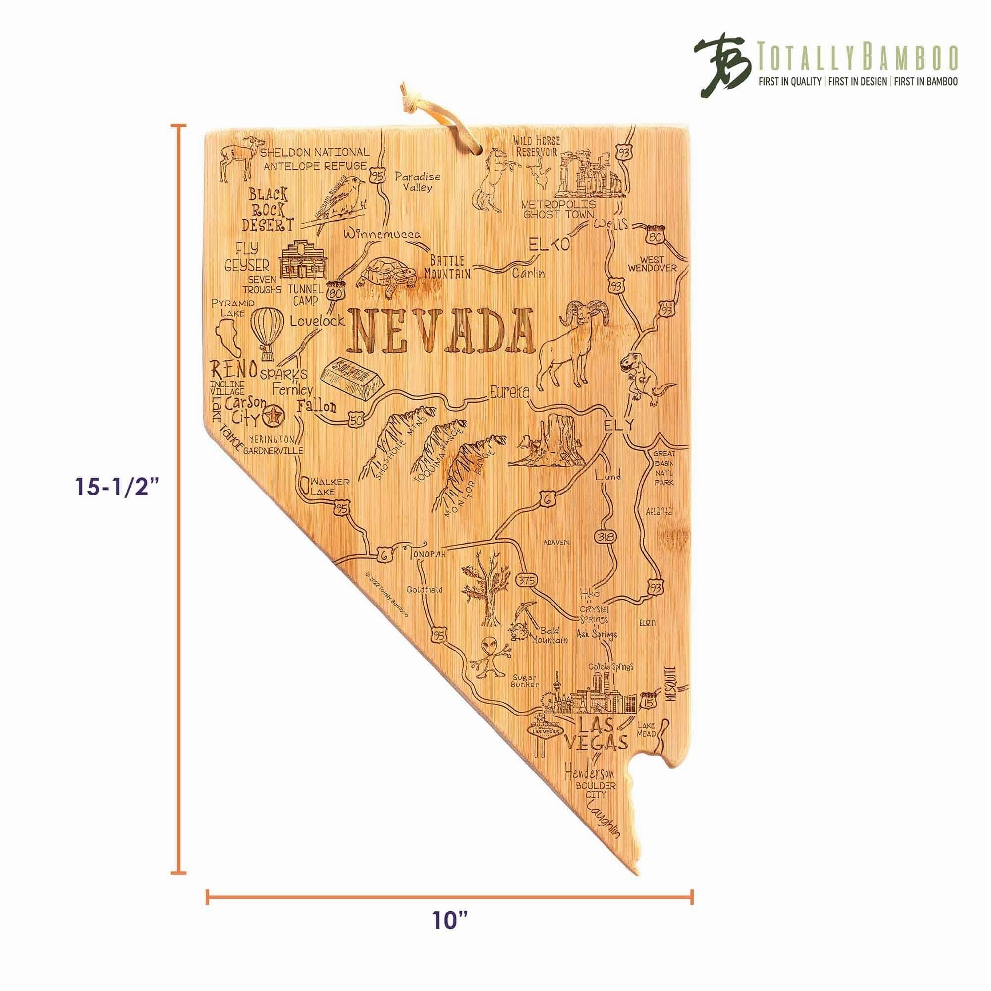 Destination Nevada Cutting Board, 10" x 15-1/2"