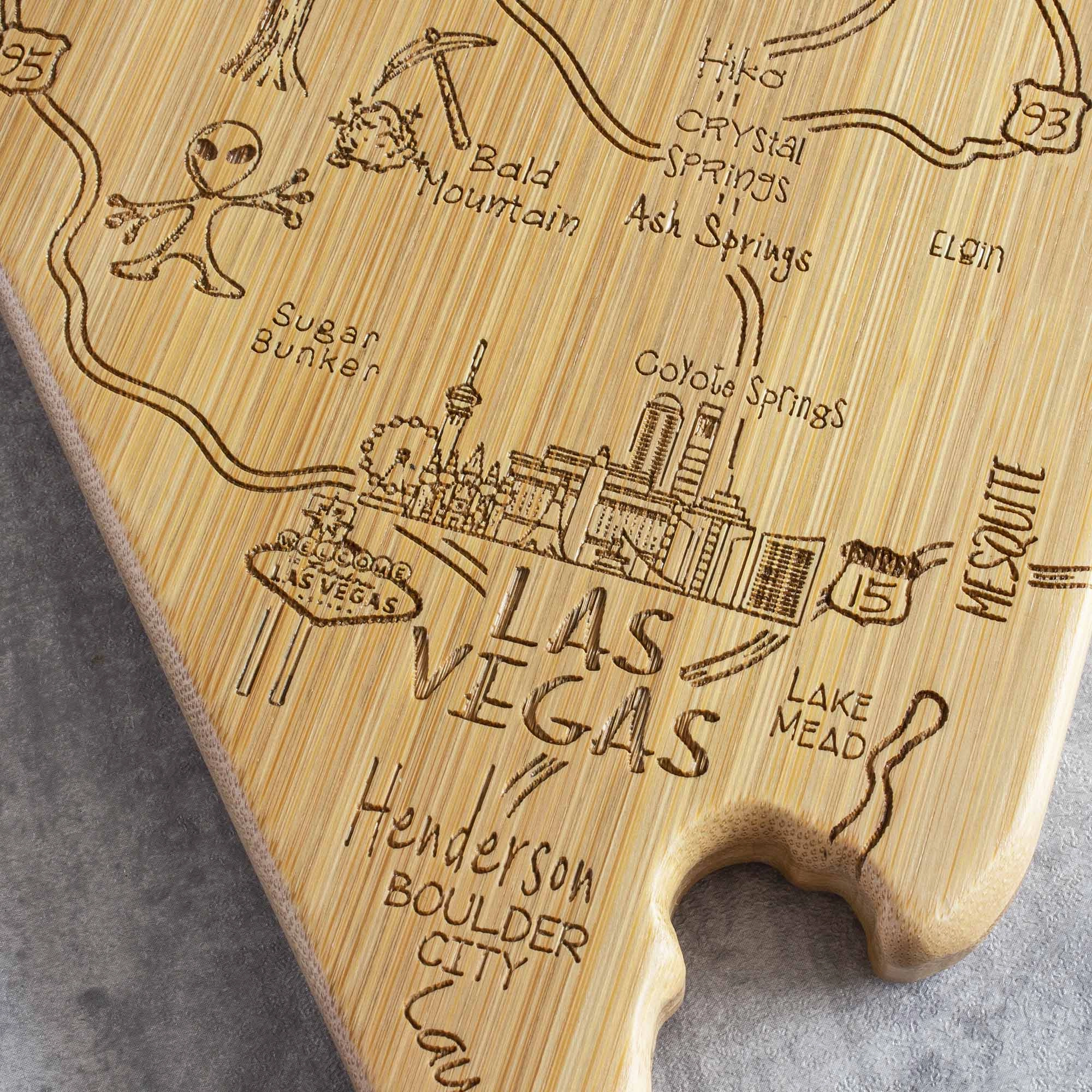 Destination Nevada Cutting Board, 10" x 15-1/2"